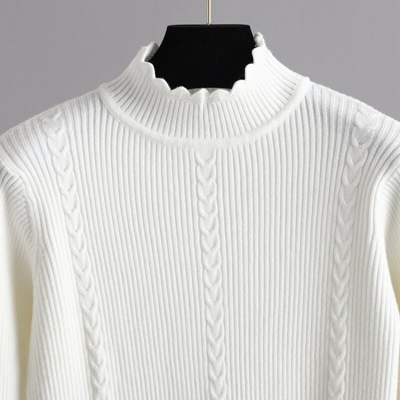 【dress】レース切り替えニットワンピース　M28471
