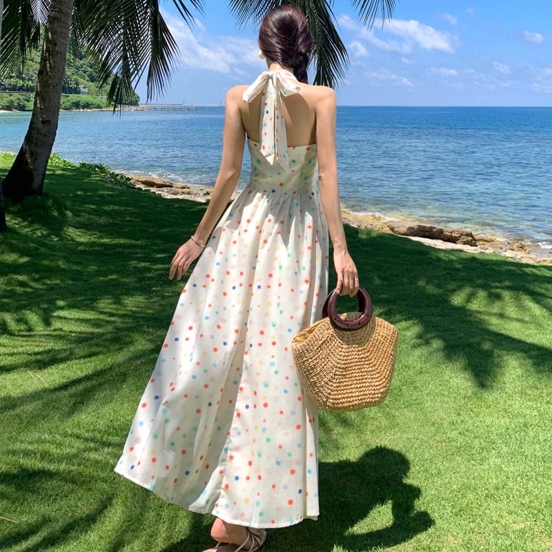 【dress】ホルターネックワンピース　M25231