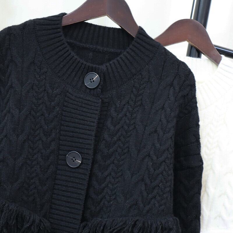 【outer】ニット切り替え棉コート　M27168