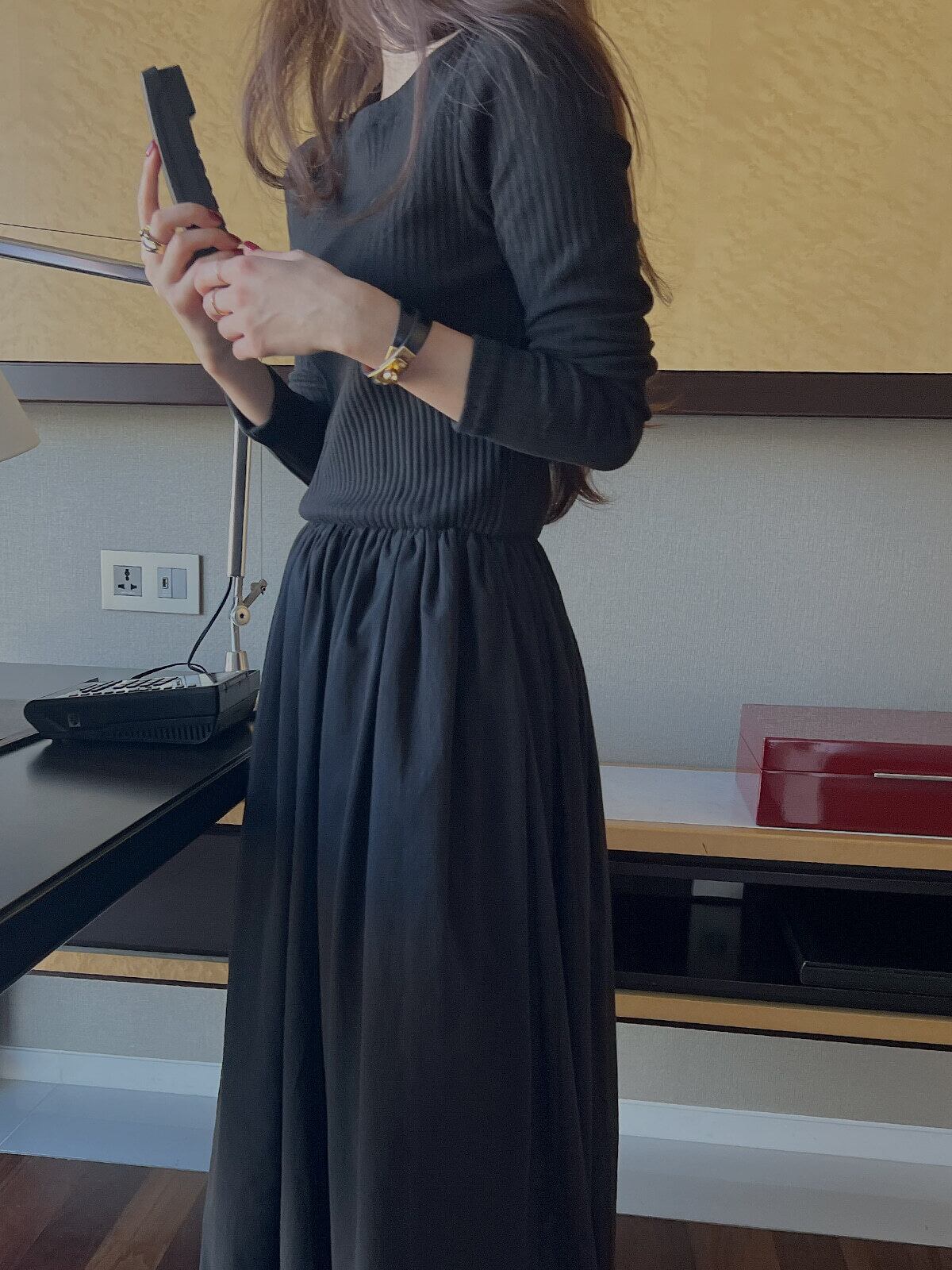【dress】ドッキングワンピース　M18667