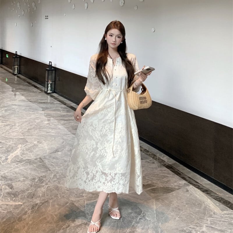 【dress】デートワンピース　M24686