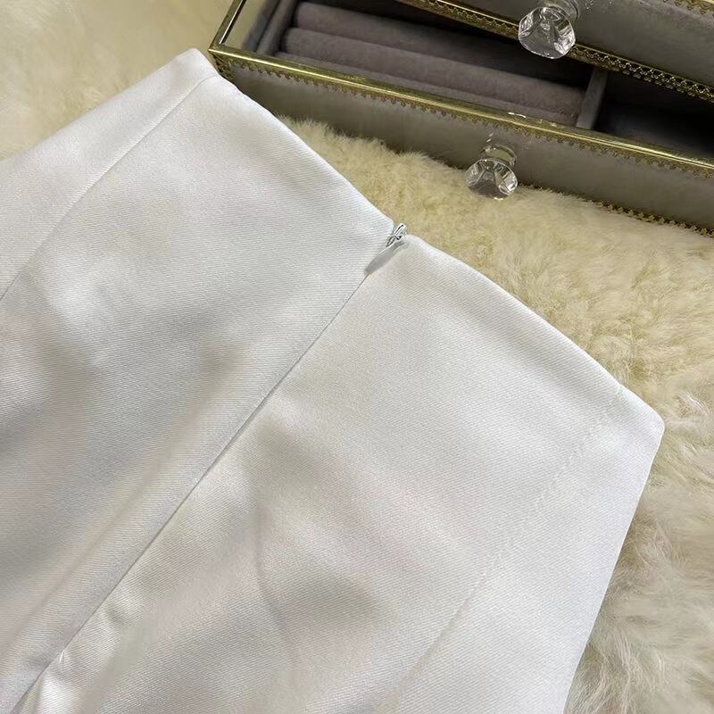 【bottoms】細身効果抜群♪2色ハイウエスト合わせやすいファスナー無地ガウチョパンツF1554