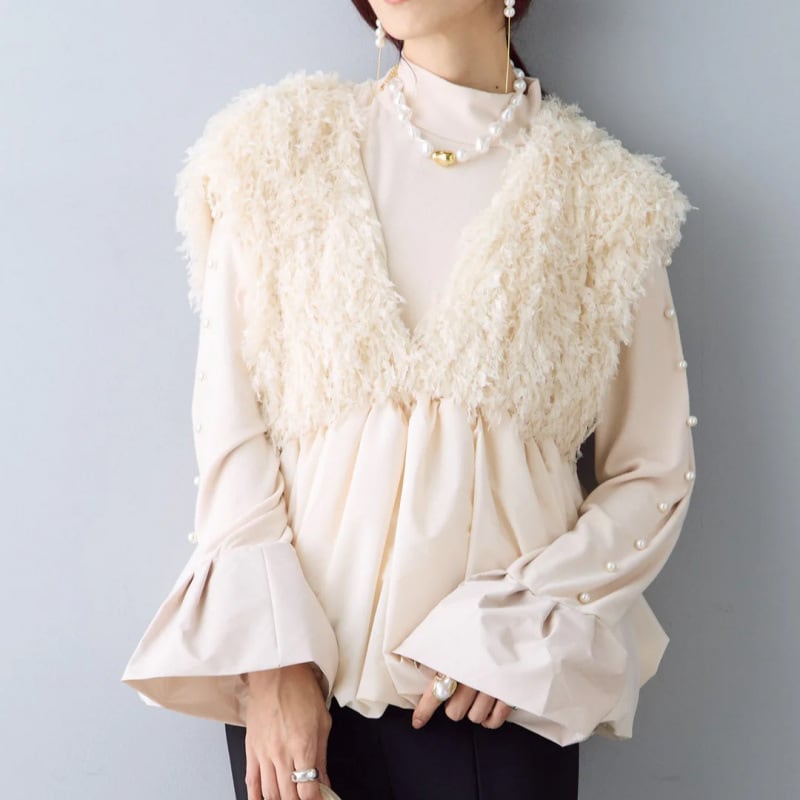 【tops】ドッキングVネックベスト　M28683