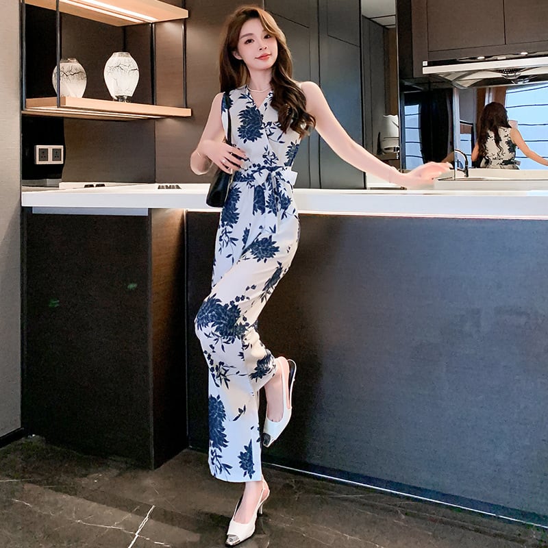 【set】シフォンプリントオールインワンG21382