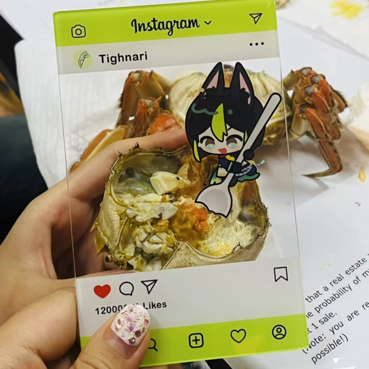 【GOODS】原神 ご飯を食べましょう クリアカード 4点セット Q2212