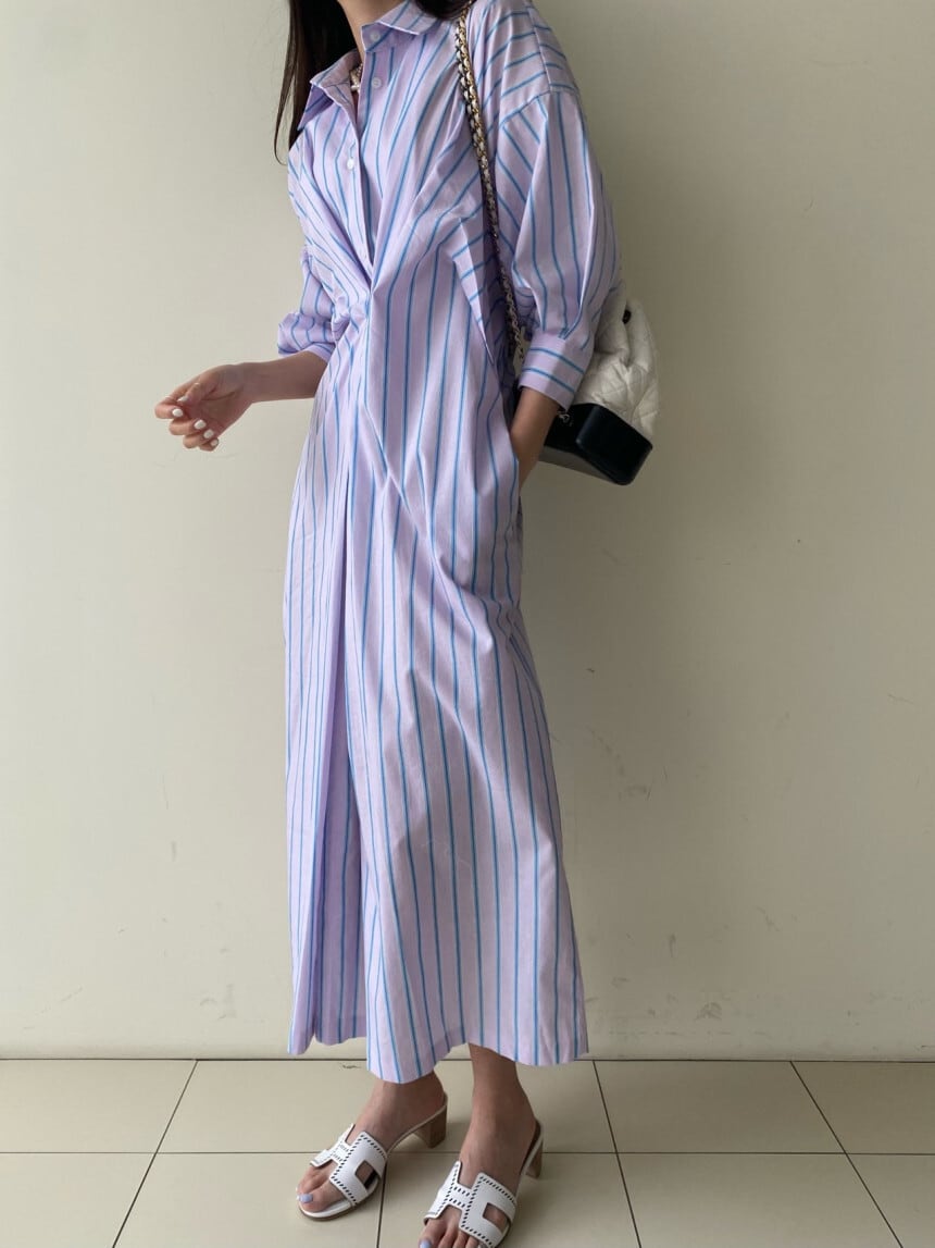 【dress】シャツワンピース　M24624