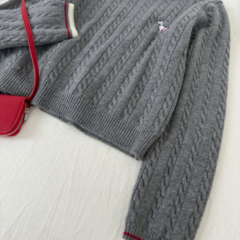 【set】ニットセーター×プリーツスカートセット　M27790