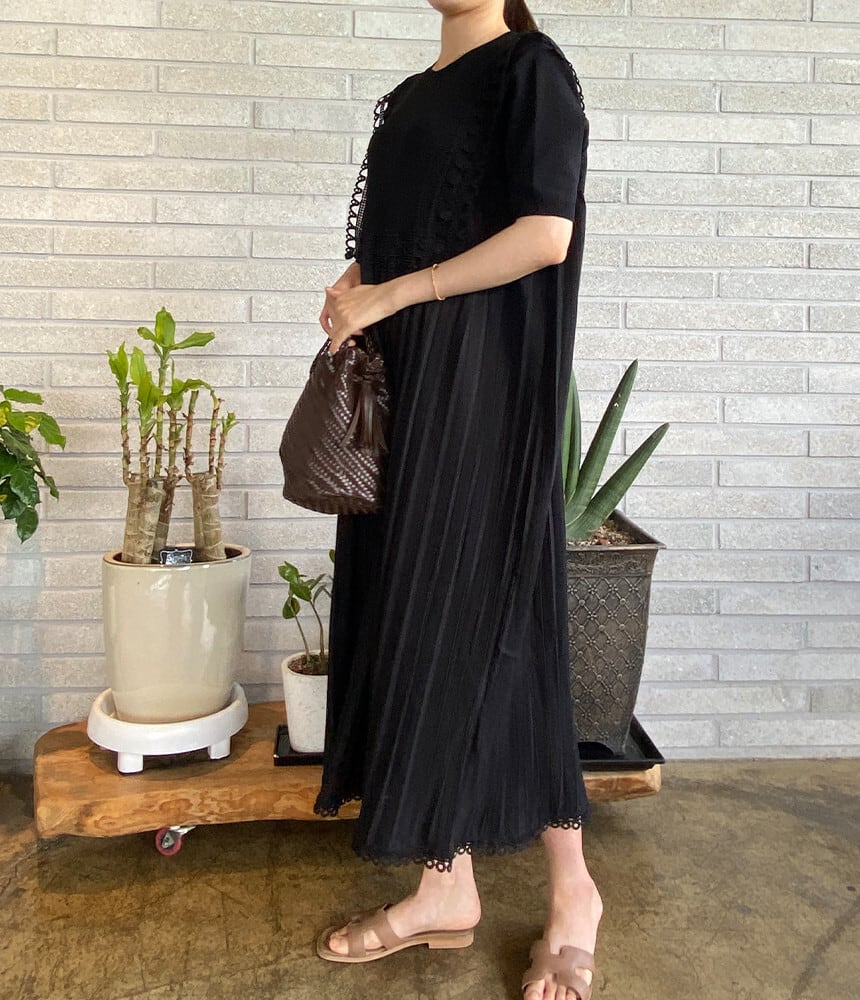 【dress】プリーツワンピース　M24736