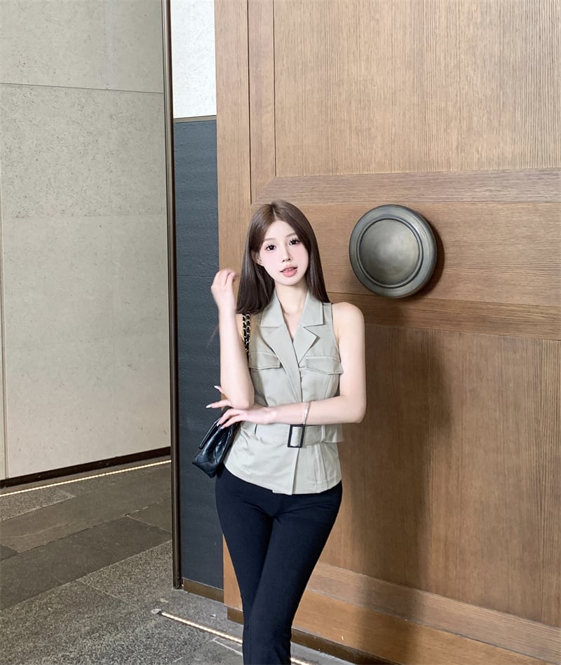 【tops】ノースリーブトップス　M24697