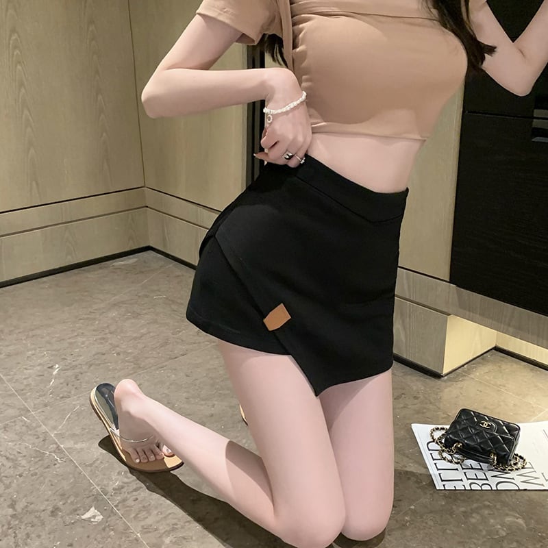 【bottoms】INS風AラインスカートG20182