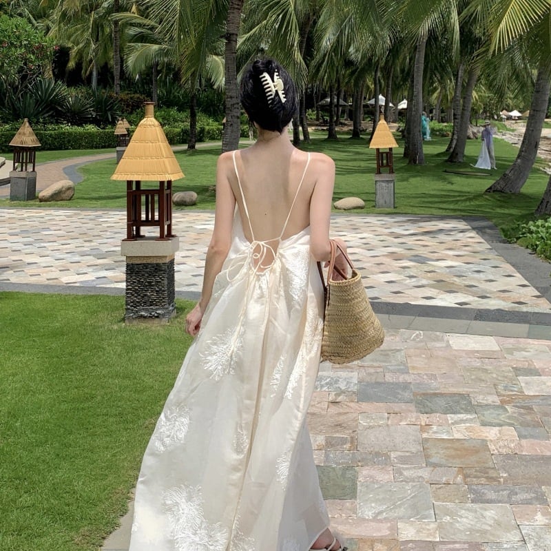 【dress】バックレスワンピース　M25277