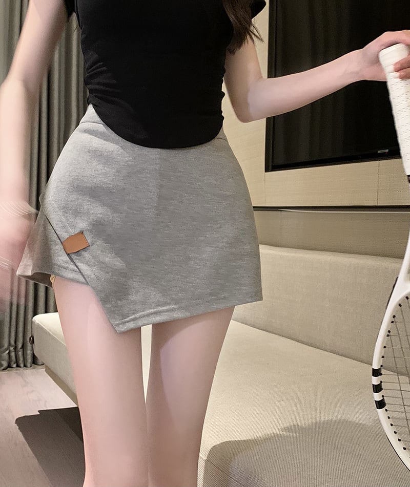 【bottoms】INS風AラインスカートG20182