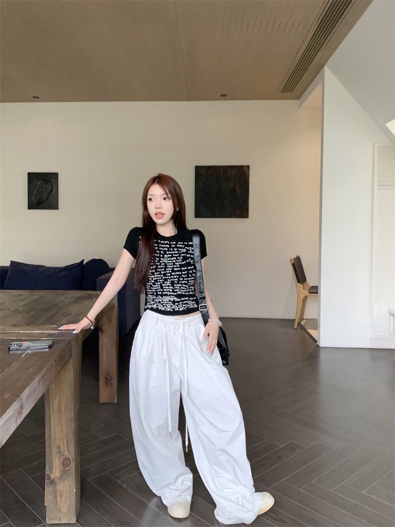 【tops】プリントTシャツ　M24619