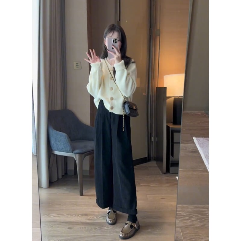 【outer】ニットカーデ　M25678