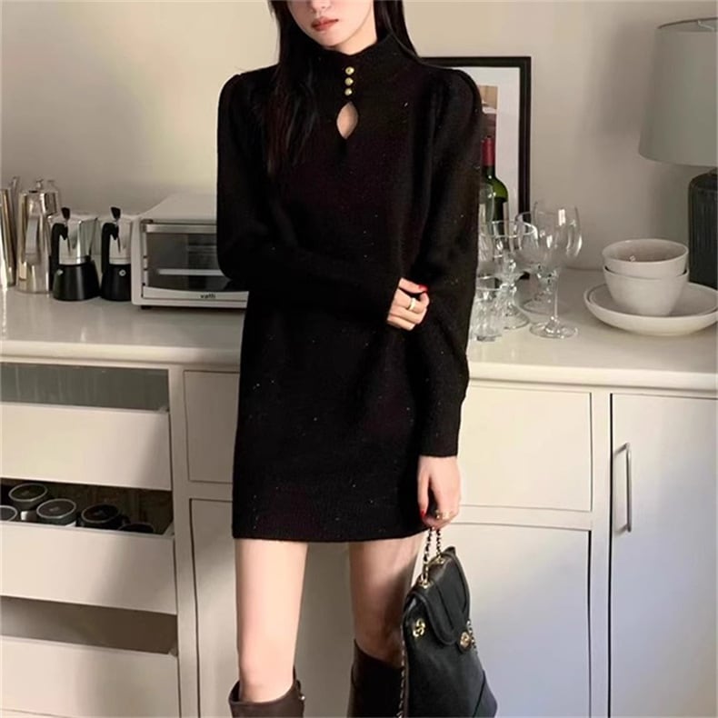 【dress】ニットワンピース　M25887