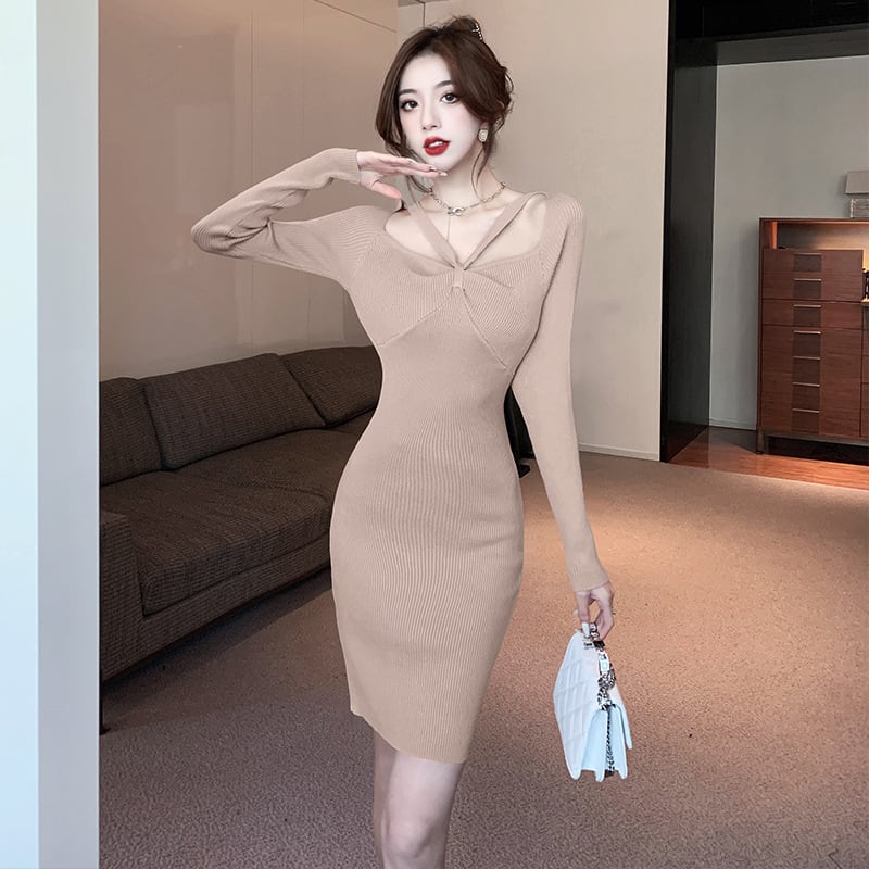 【dress】ニットワンピース　M27466