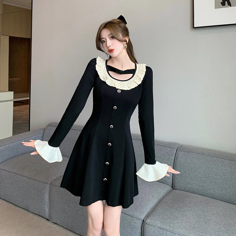 【dress】ドッキングワンピース　M19045