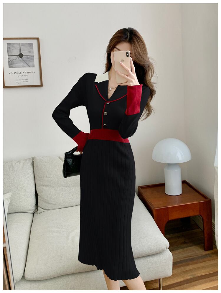 【dress】ニットワンピース　M27470