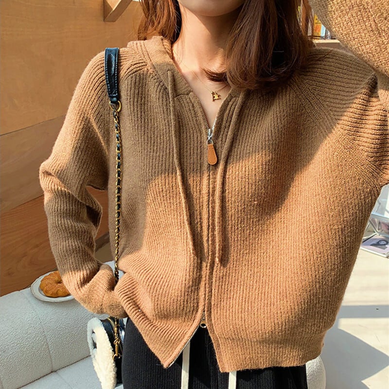 【outer】Wジップニットカーデ　M25946
