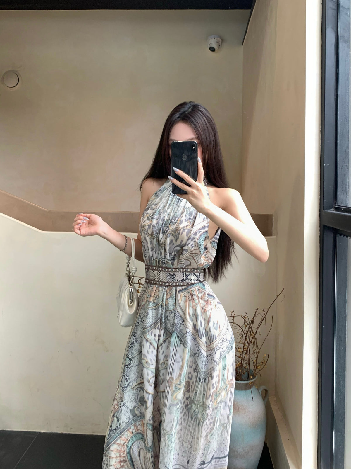 【dress】プリントワンピース　M24509