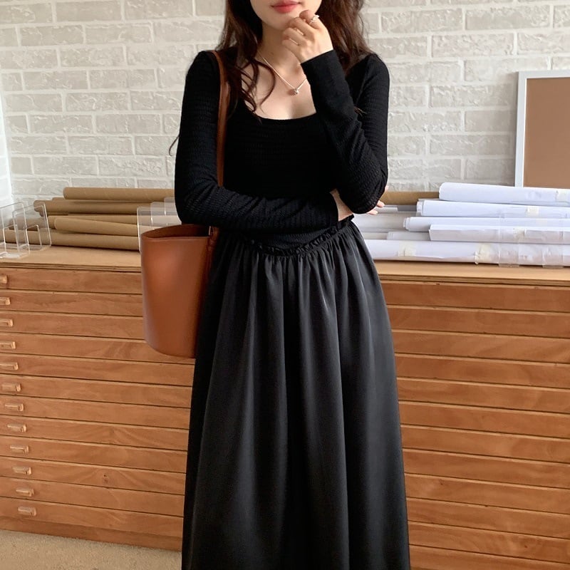 【dress】切り替えワンピース　M25711