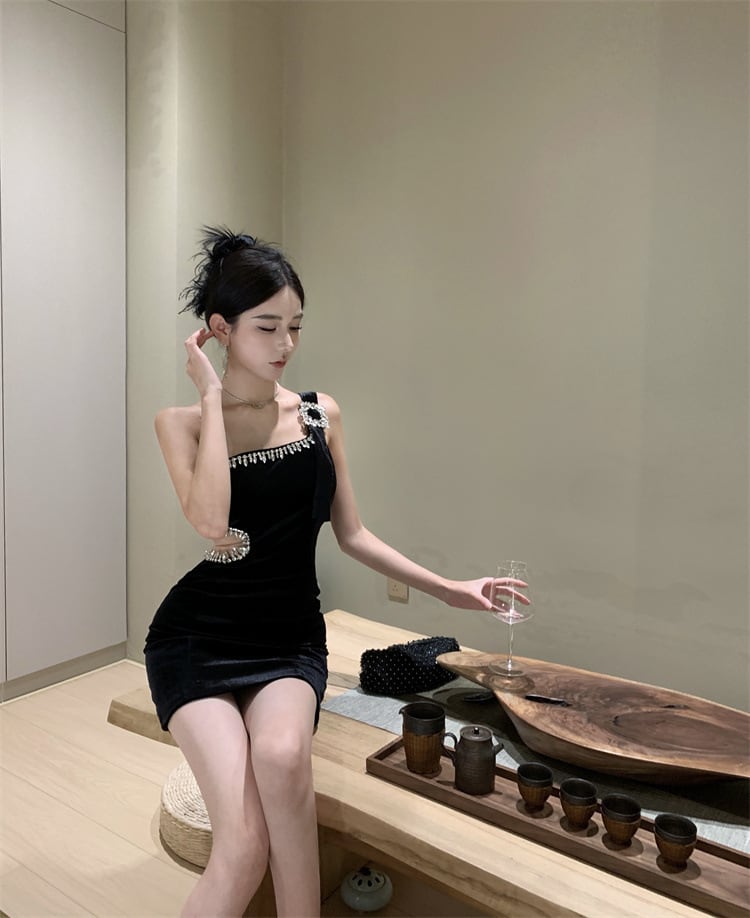 【dress】ビジューワンピース　M24967