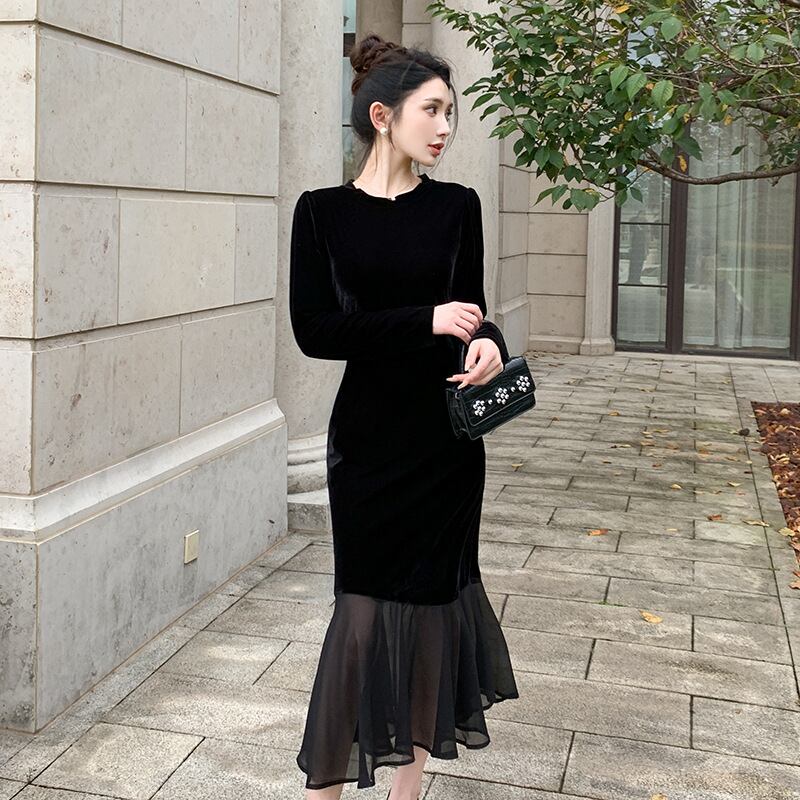 【dress】ドッキングワンピース　M18769