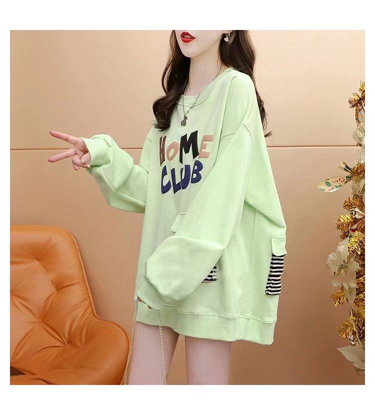 【tops】クルーネックパーカー　M18556