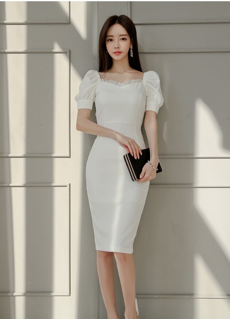 【dress】パフスリーブワンピース G20096