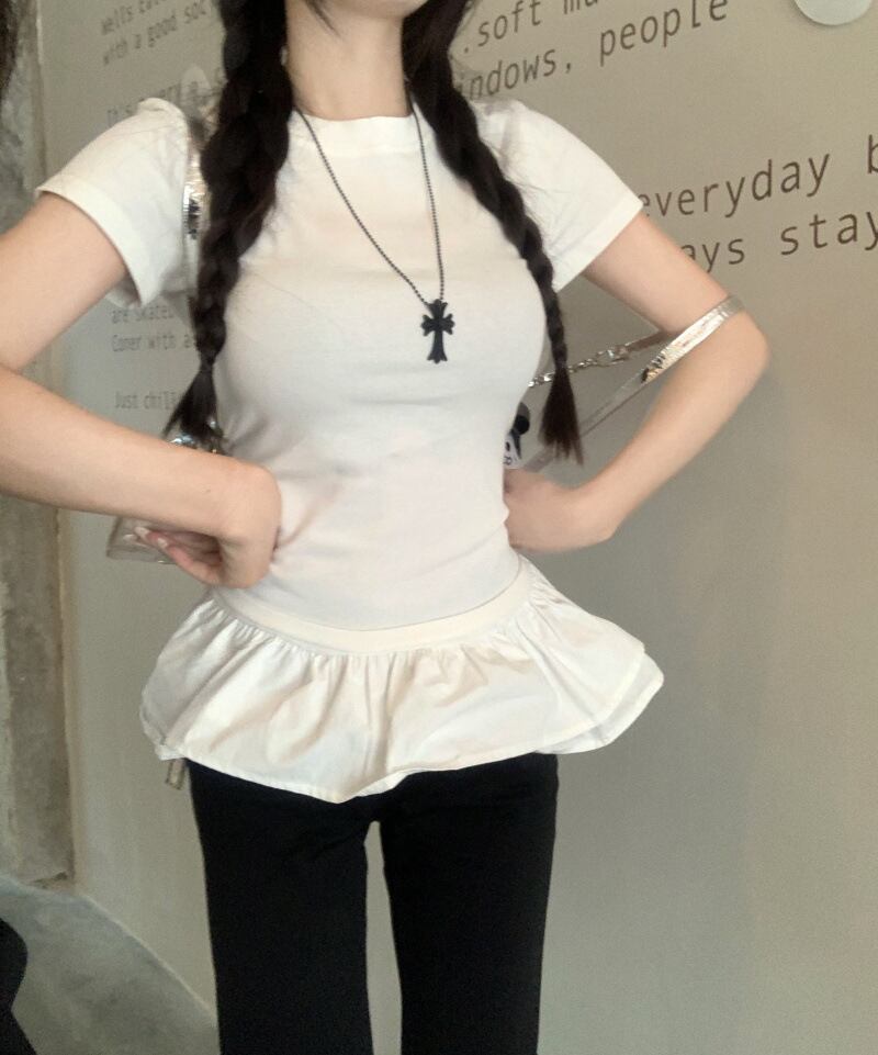 【tops】切り替えTシャツG20291