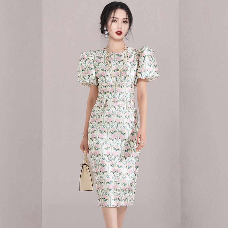 【dress】プリントワンピース　M24591