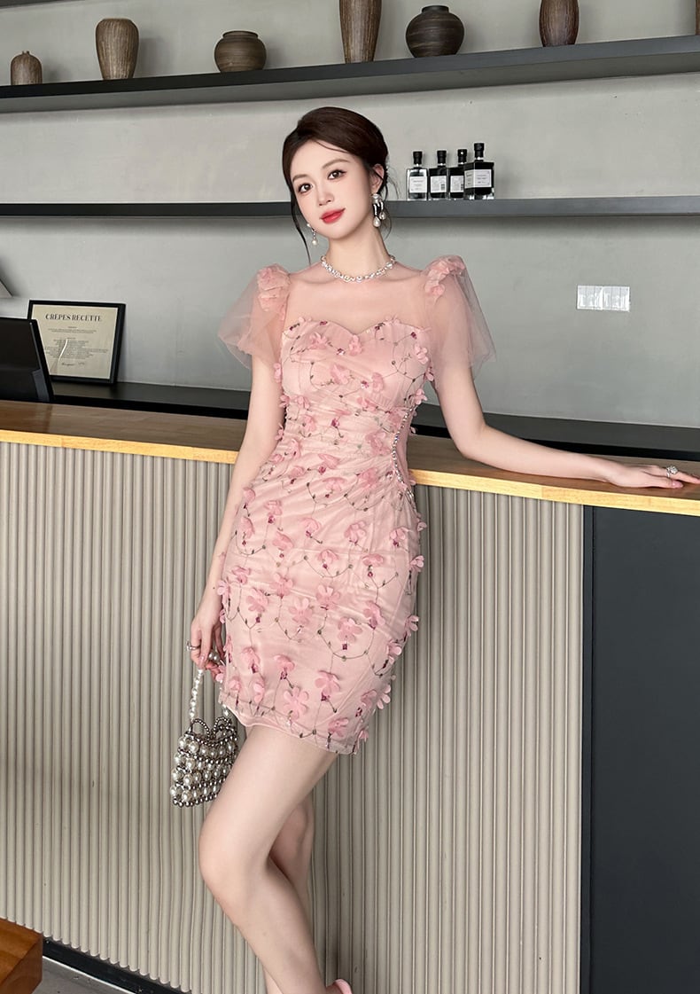 【dress】デートワンピース　M24194
