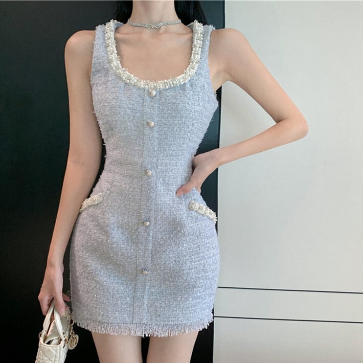 【dress】パールデートワンピース　M25199