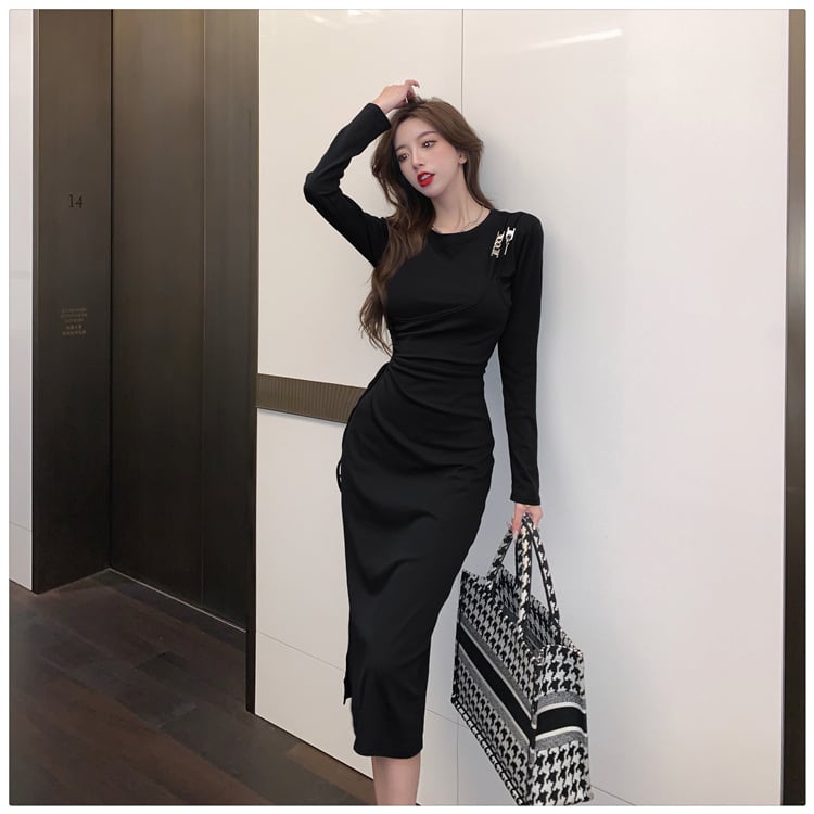 【dress】切り替えワンピース　M25348