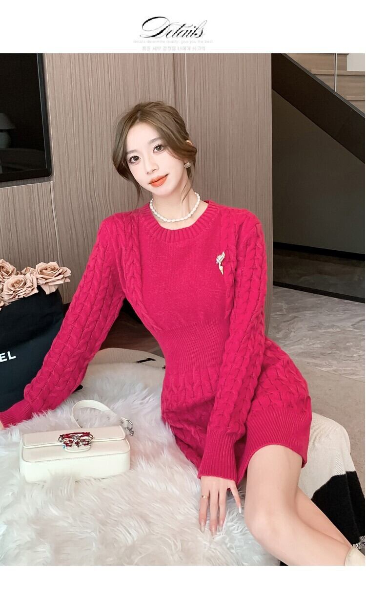 【dress】ニットワンピース　M18797