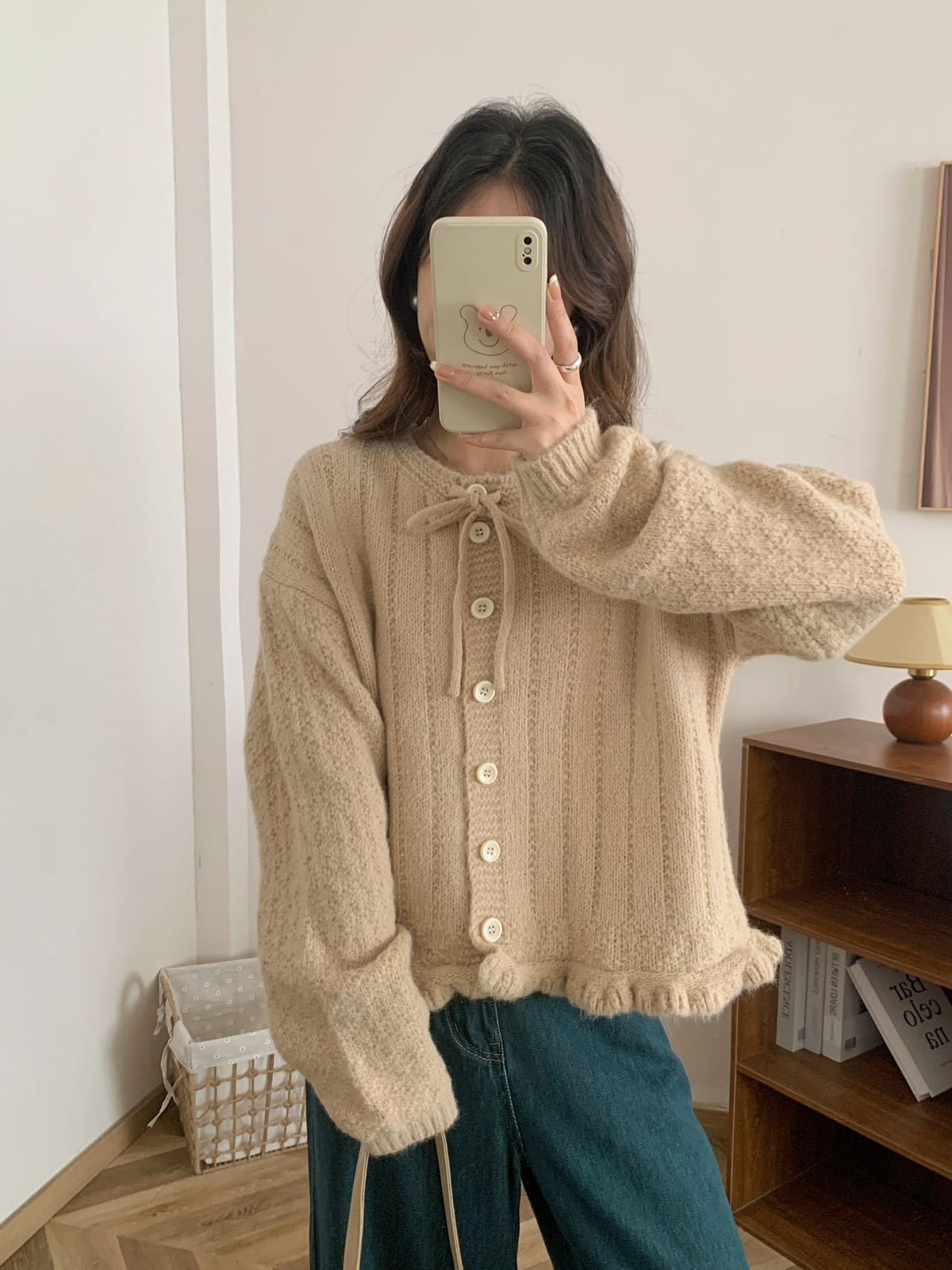 【outer】ニットカーデ　M26423