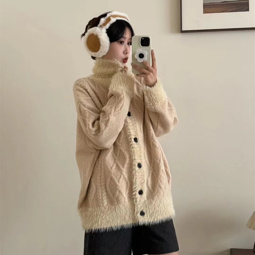【outer】ニットカーデ　M27352