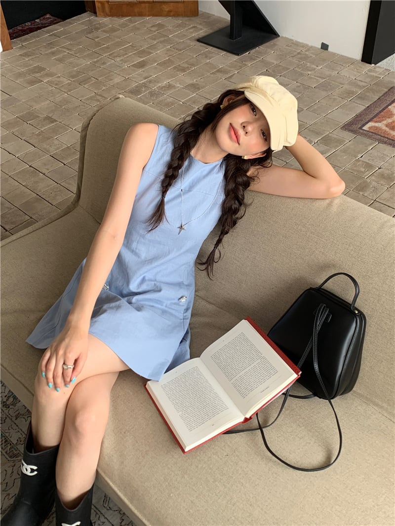 【dress】ノースリーブワンピース　M24439