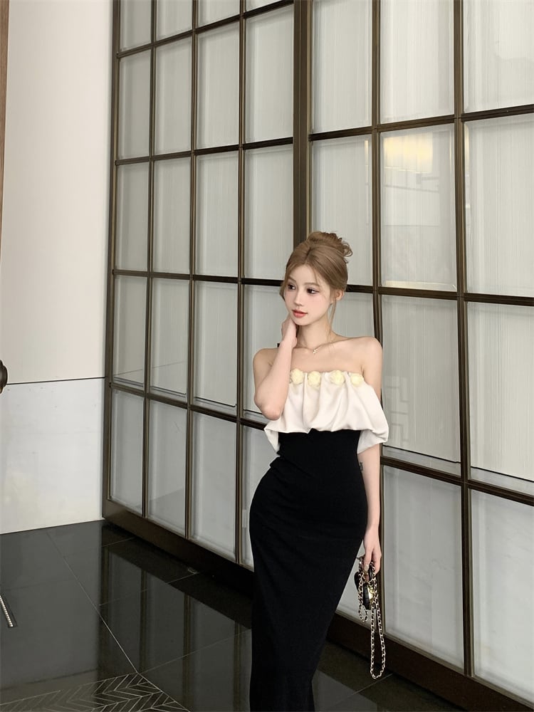 【dress】ベアトップワンピース　M25092