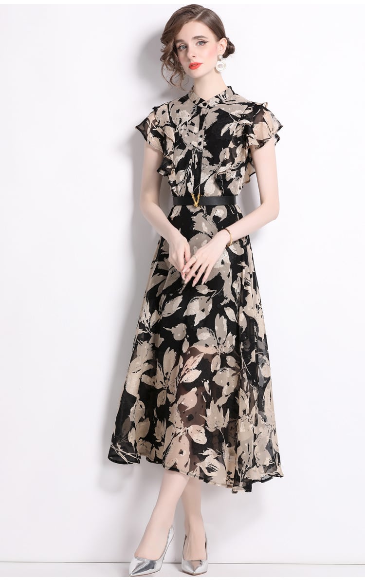【dress】プリントワンピース　M25063