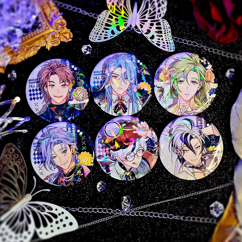 【GOODS】NU: カー二バル ホログラム缶バッジ Q0228