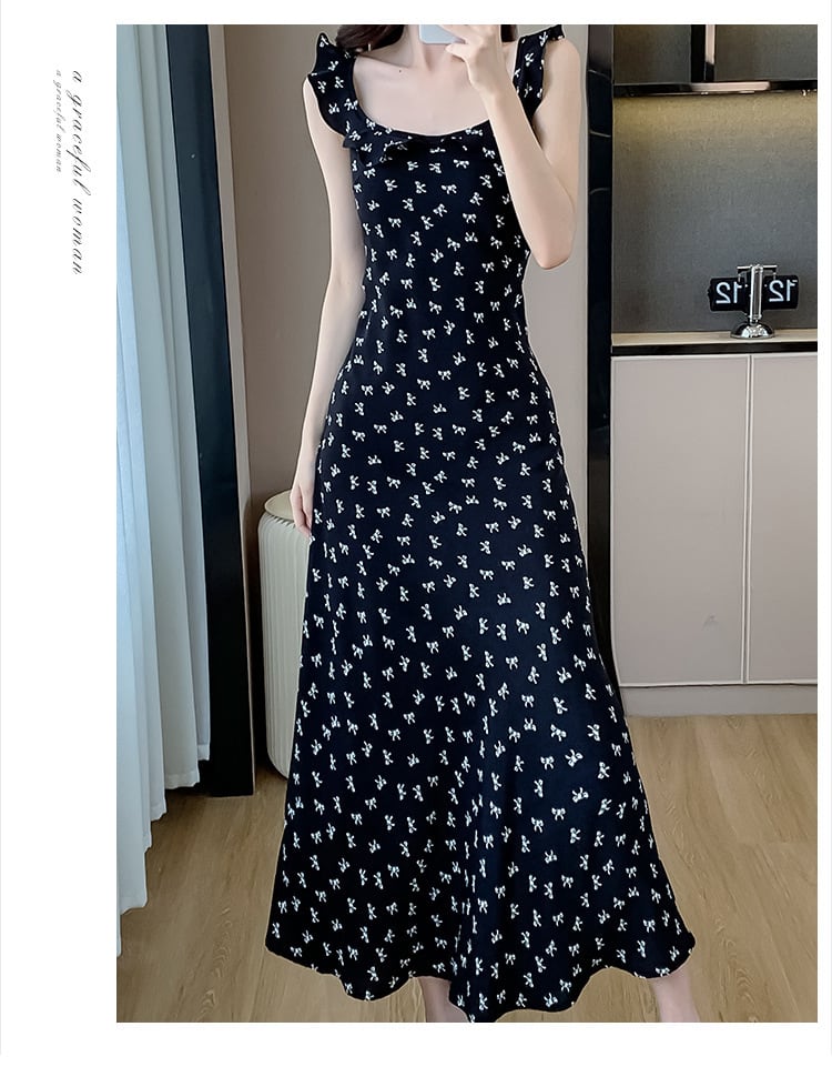 【dress】プリントワンピース　M24409