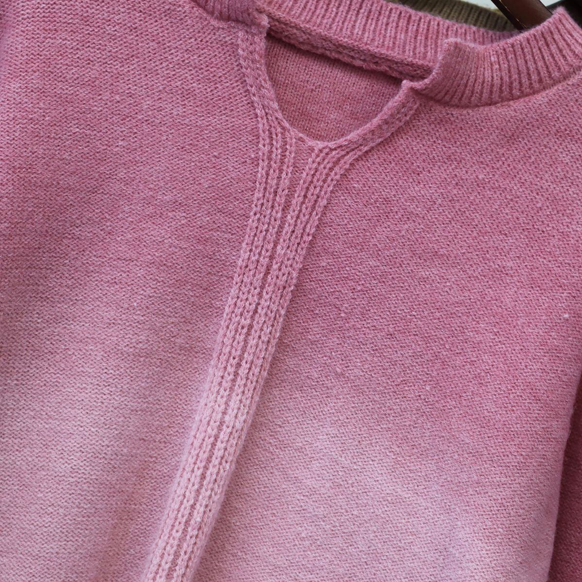 【tops】グラデーションニットセーター　M18919