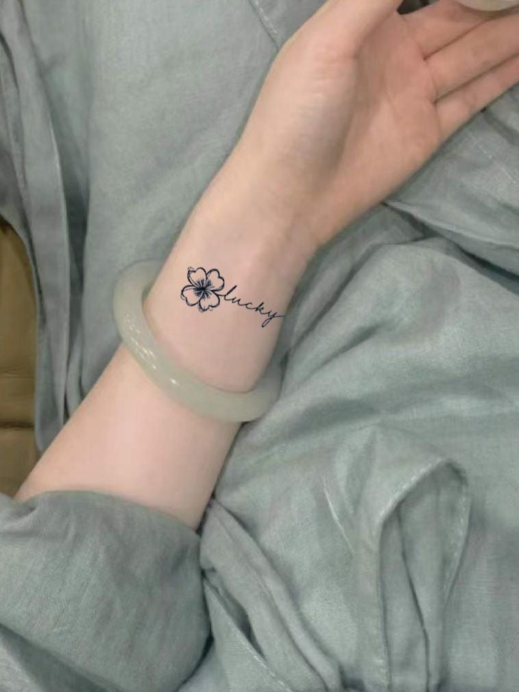 【小物】2週間タトゥーシール4枚花F8130