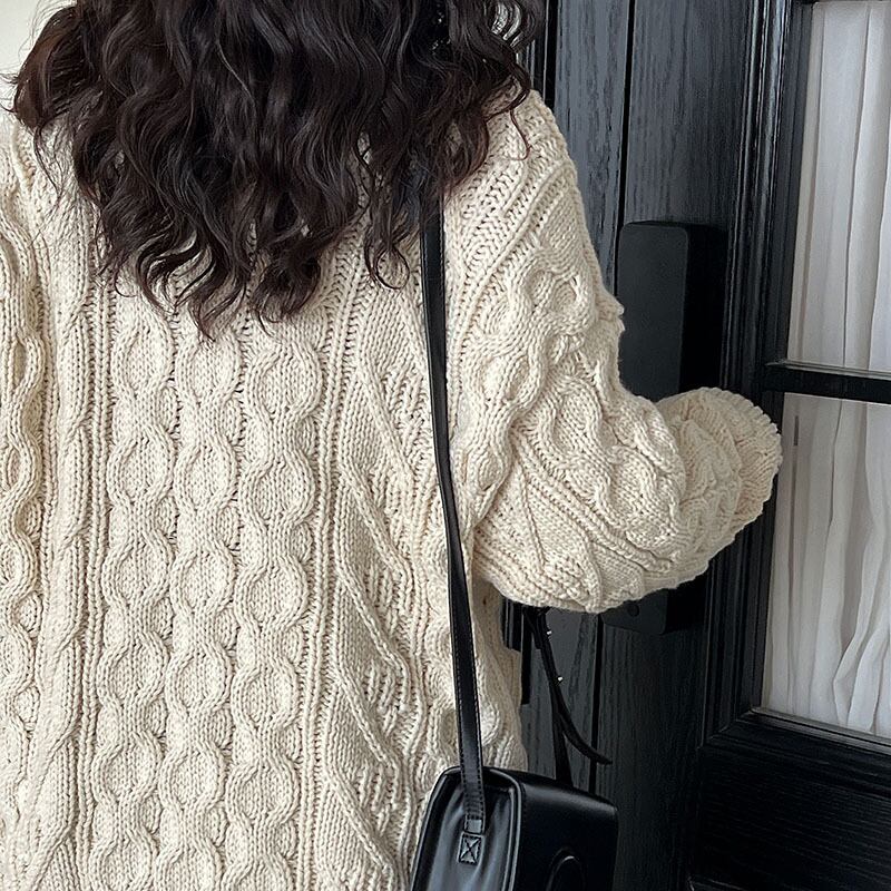 【outer】Vネックニットカーディガン Q7094
