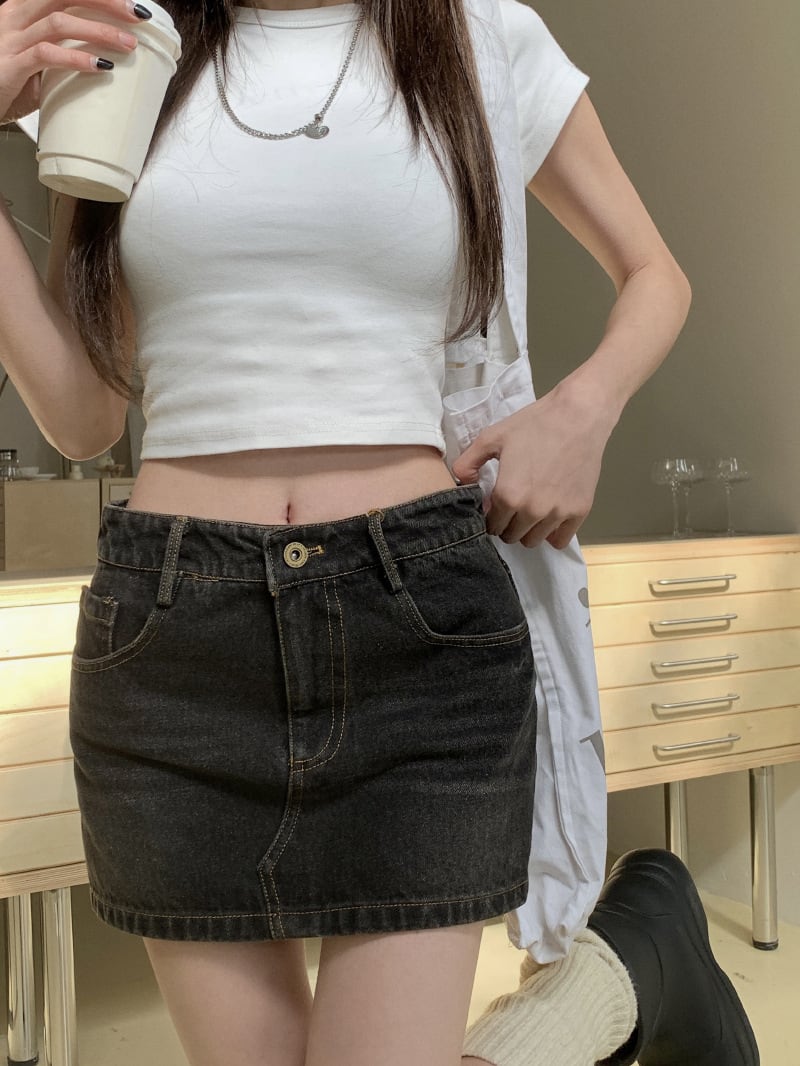 【bottoms】デニムスカートG20422