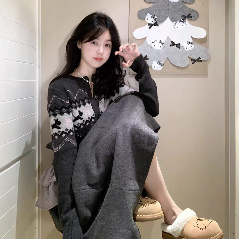 【outer】ニットカーデ　M28113