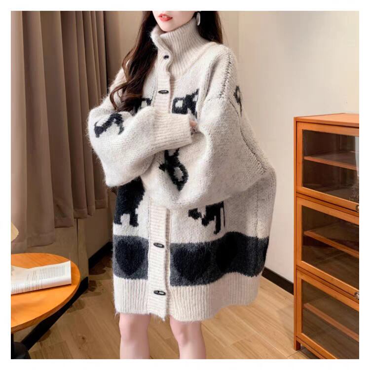 【outer】ニットカーデ　M28167