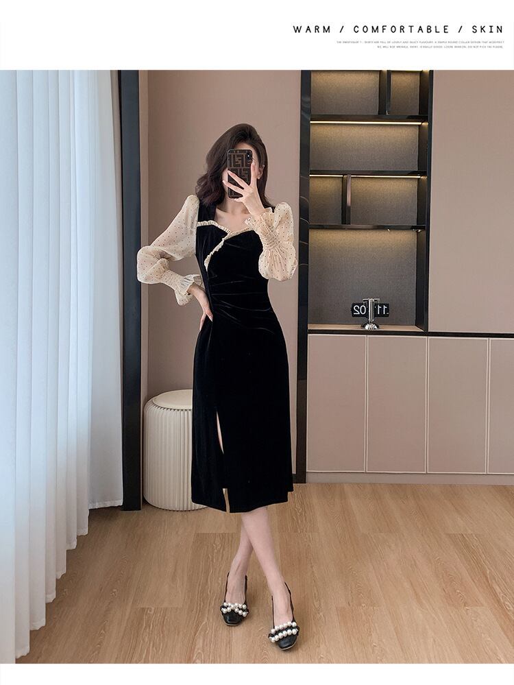 【dress】ドッキングワンピース　M19050