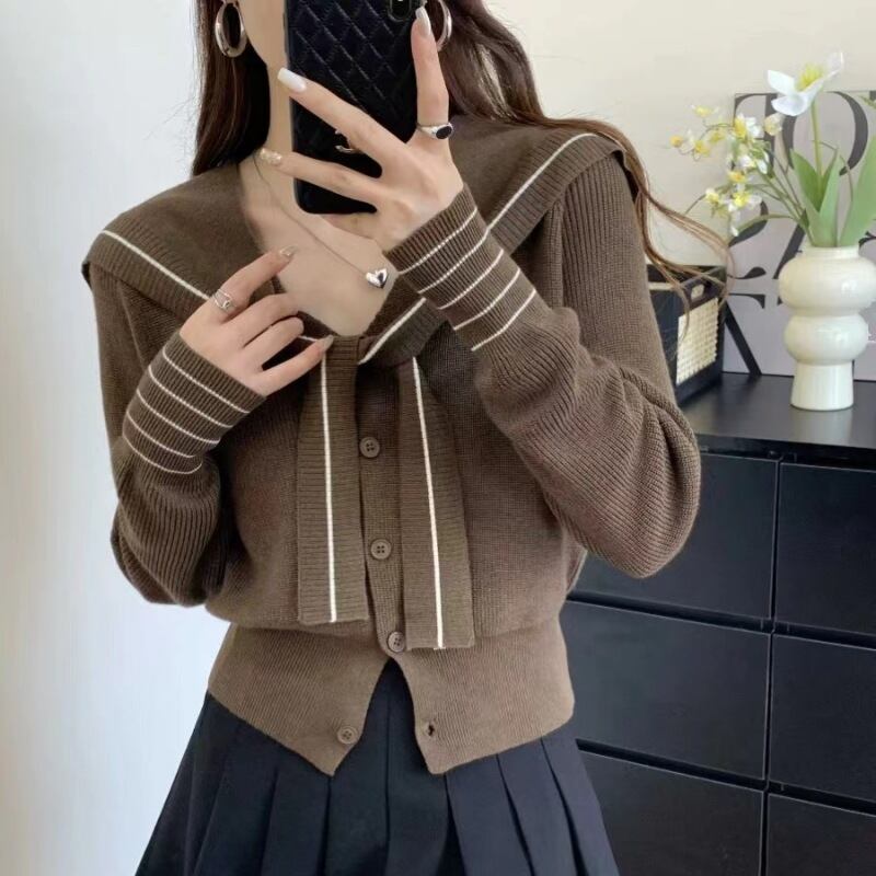 【outer】ニットカーデ　M27189